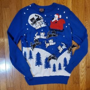 Ugly Christmas Sweater with cats